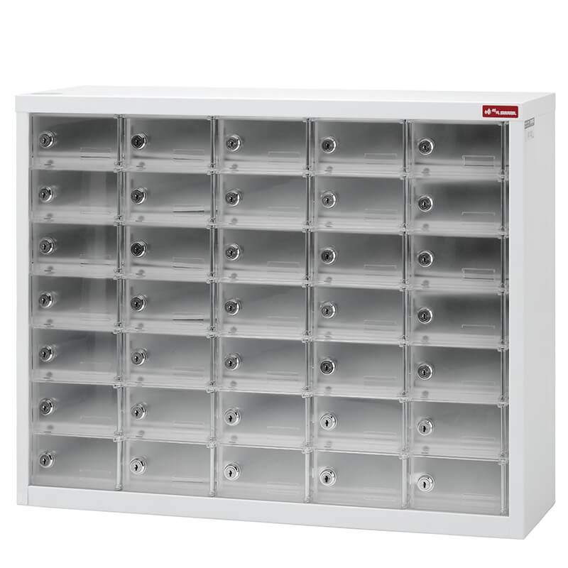 MCP-535 透明門片35格手機櫃