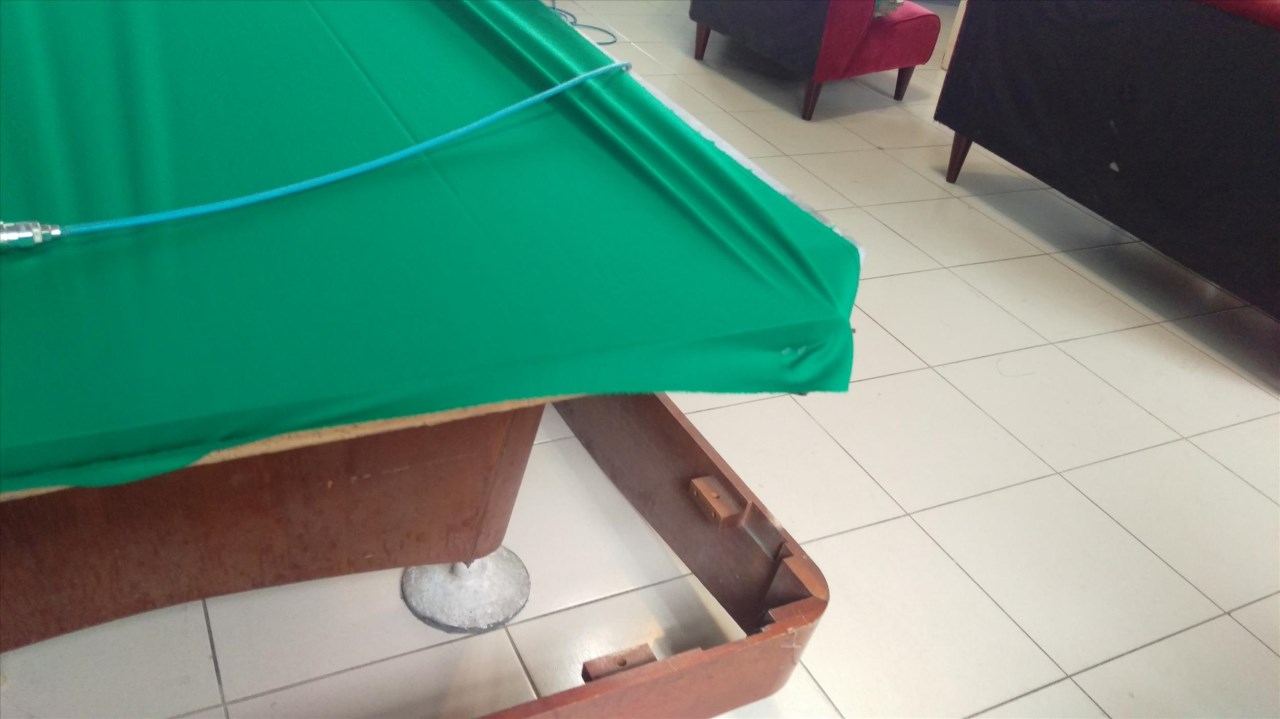 撞球檯布更換