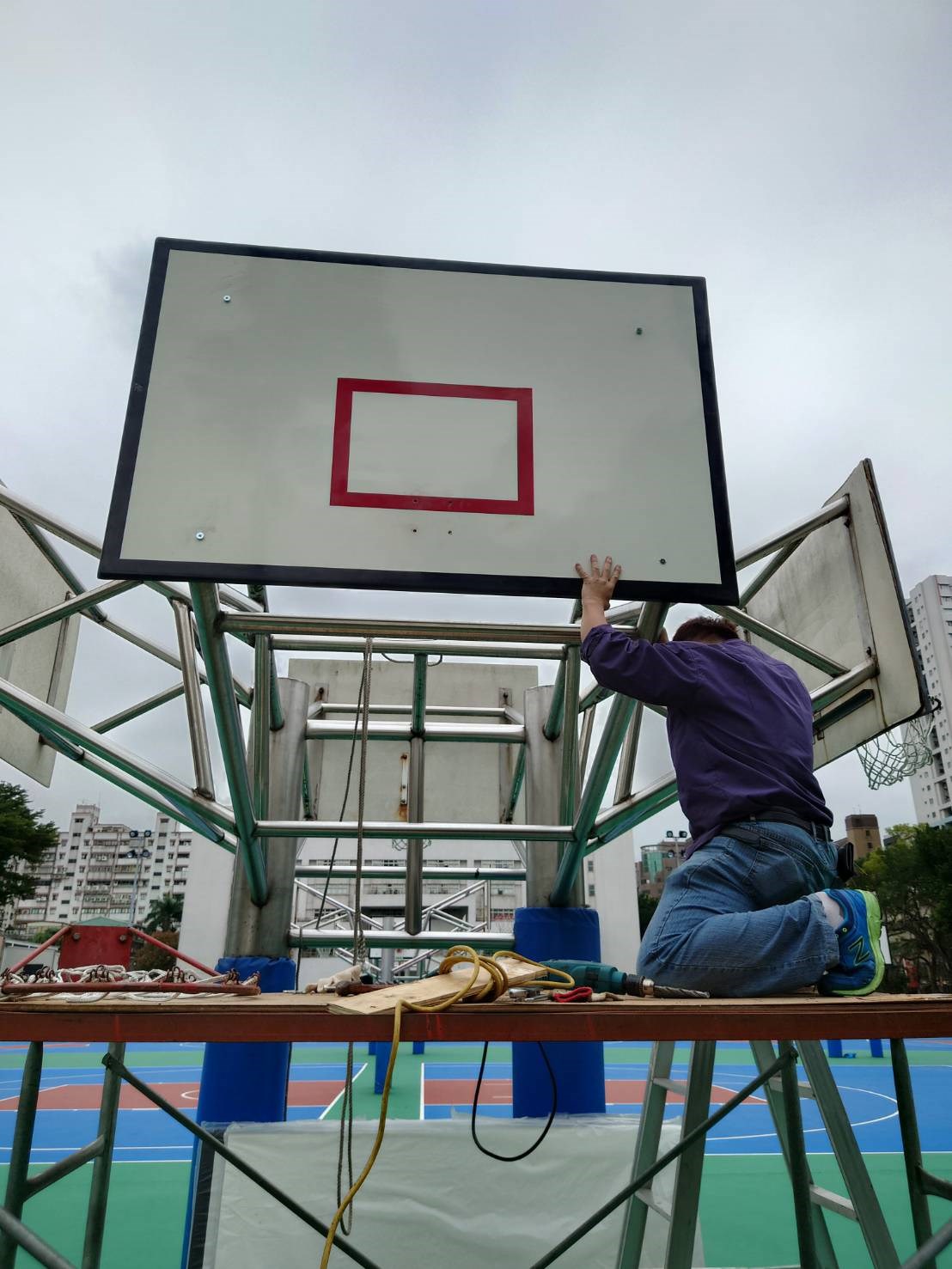 FRP玻璃纖維籃球板