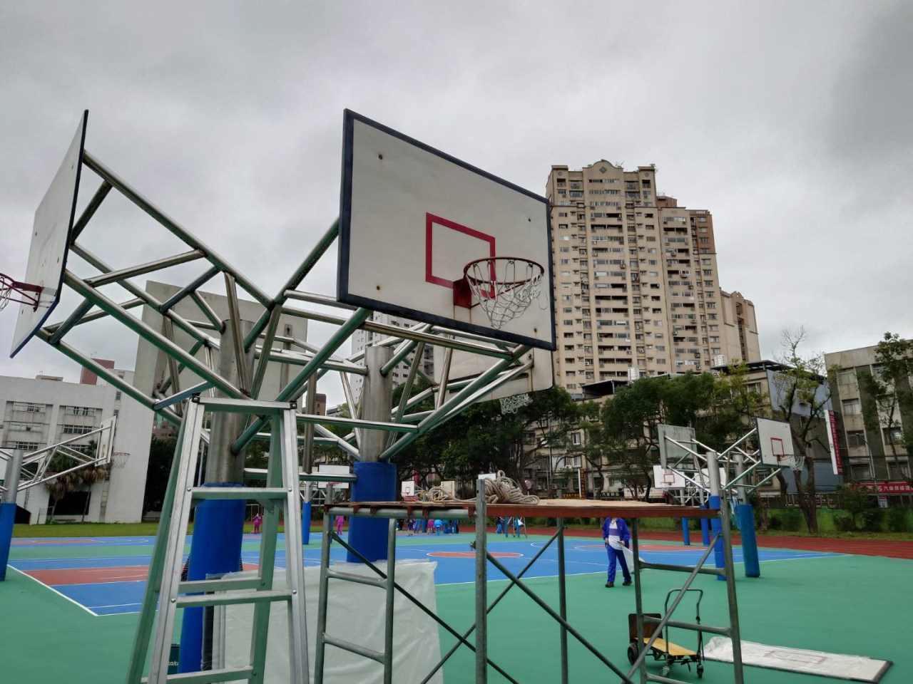 FRP玻璃纖維籃球板