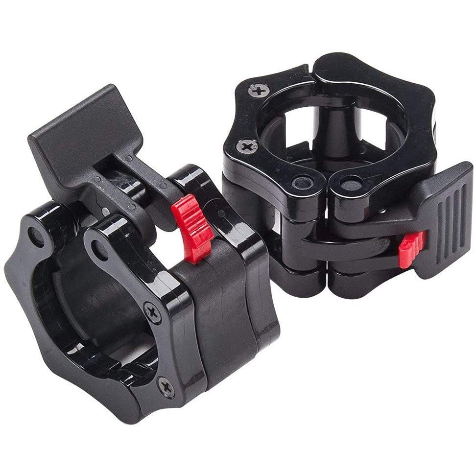 奧林匹克槓鈴標準扣環(一組2入)槓鈴扣 