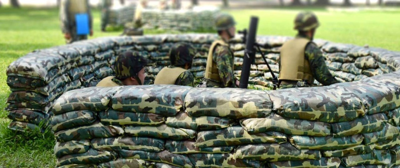 軍用數位迷彩沙袋