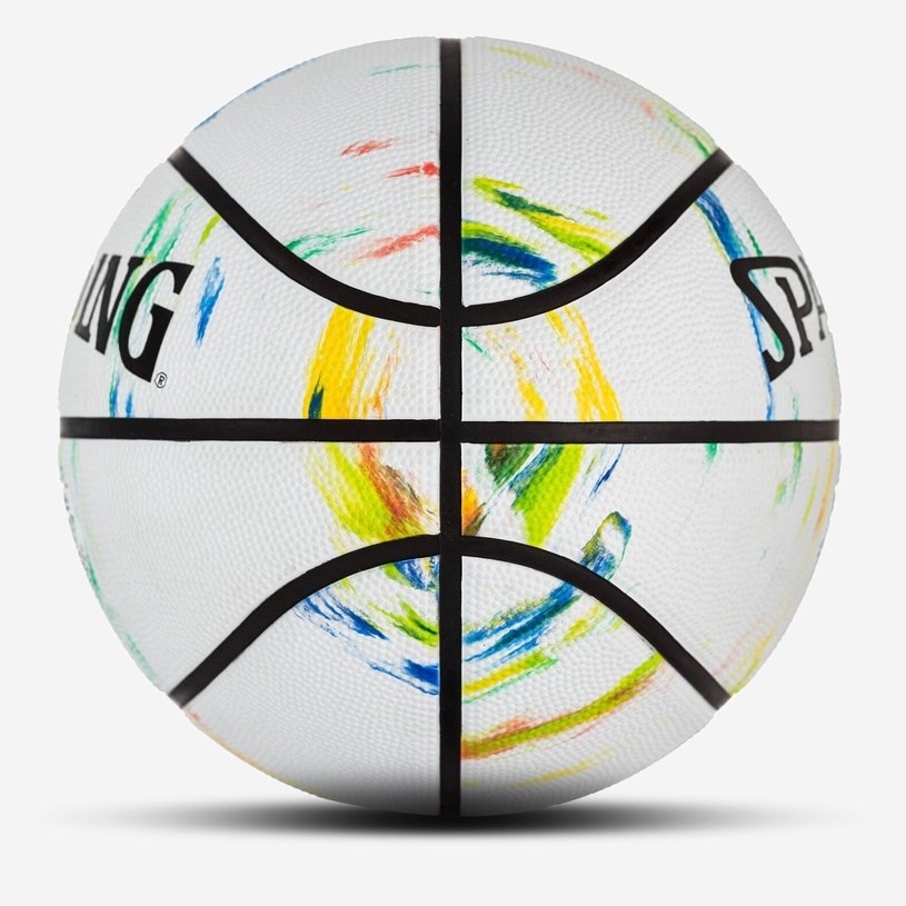 SPALDING 斯伯丁 SP 大理石系列 彩虹 橡膠 7號 