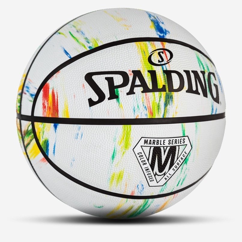 SPALDING 斯伯丁 SP 大理石系列 彩虹 橡膠 7號 