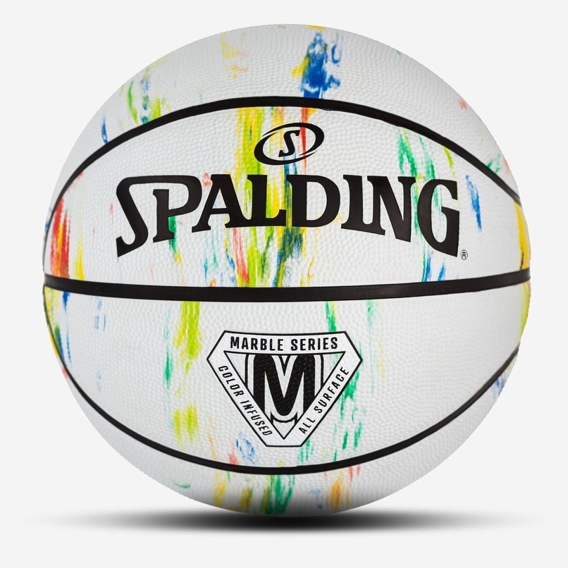 SPALDING 斯伯丁 SP 大理石系列 彩虹 橡膠 7號 