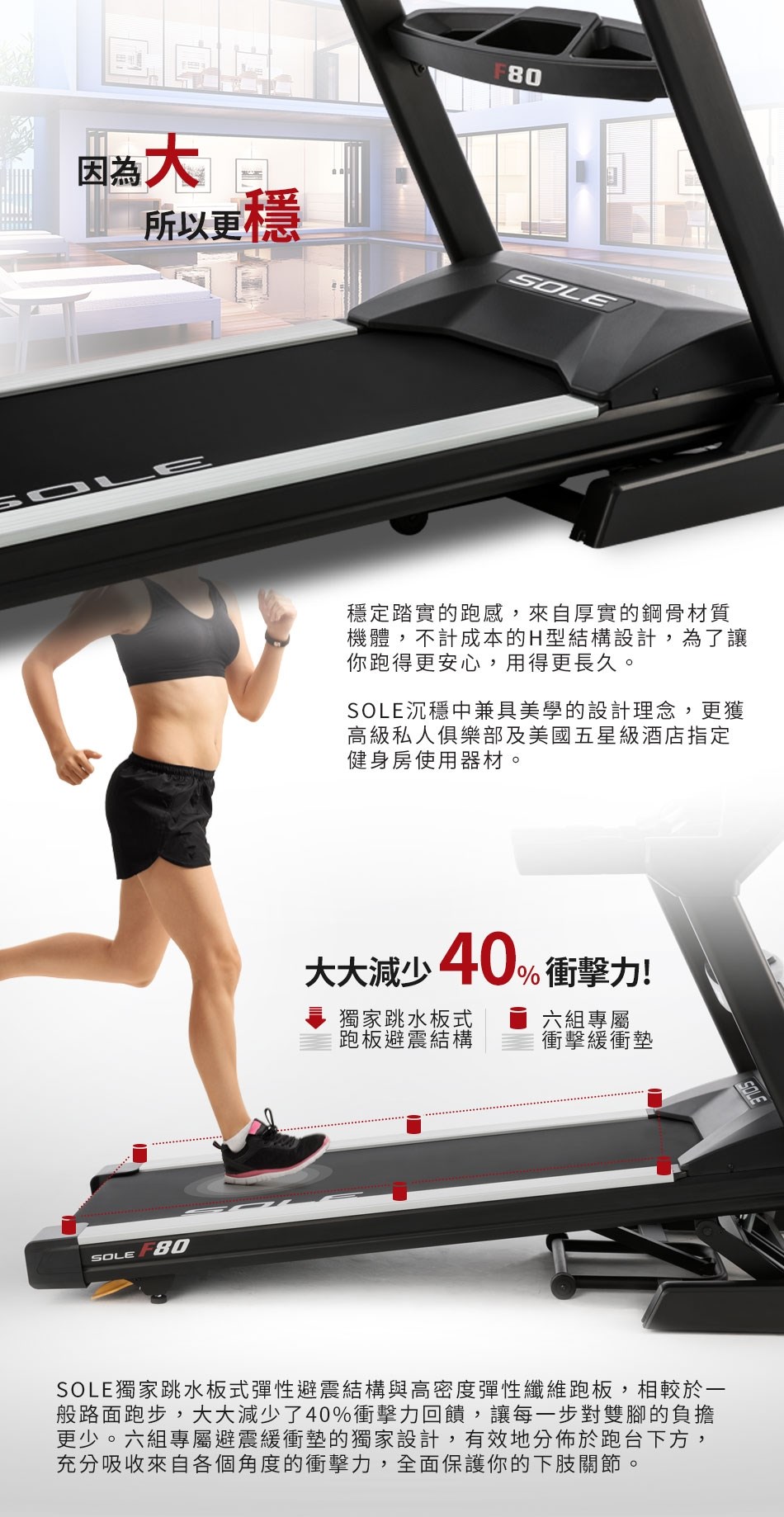 SOLE (索爾) F80 跑步機