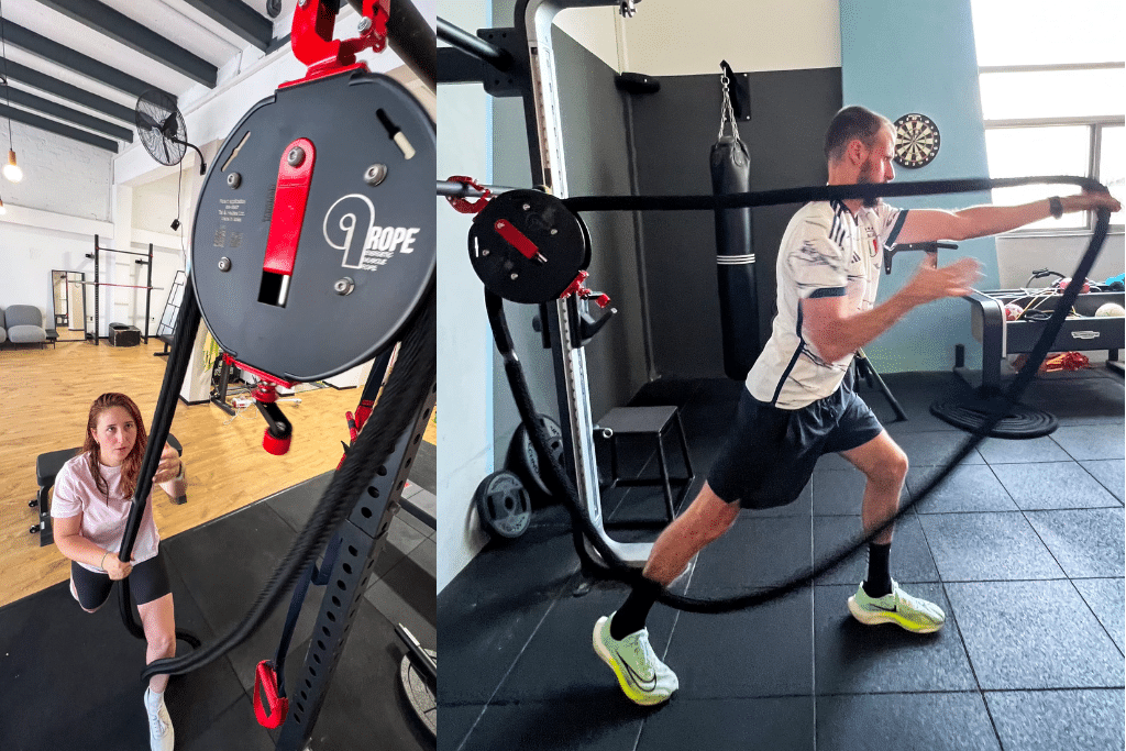 繩索阻力訓練組(訓練速度 肌肉耐力 協調性 敏捷性 心肺功能訓練)