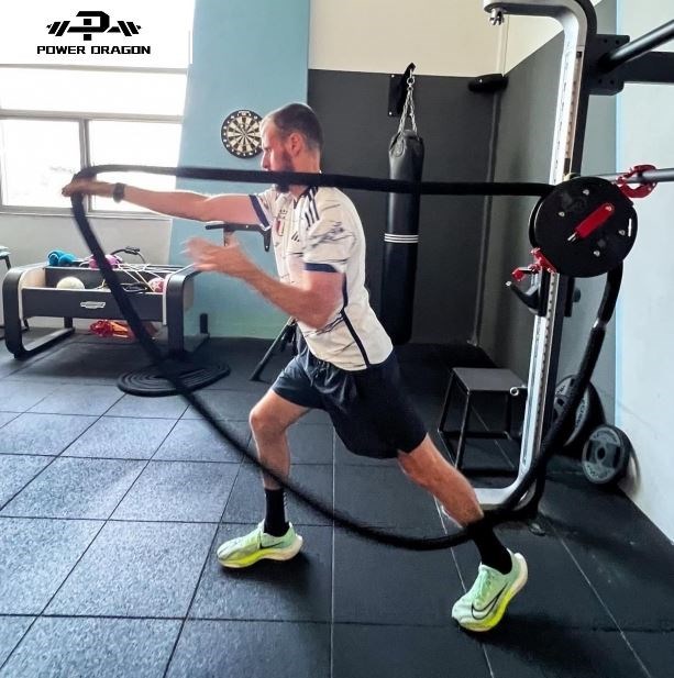 繩索阻力訓練組(訓練速度 肌肉耐力 協調性 敏捷性 心肺功能訓練)